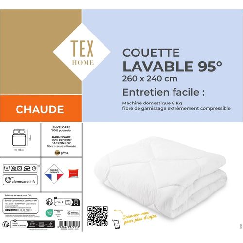 Couette Chaude 260x240cm Tex Home