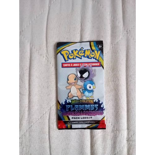 Booster Pokémon Pack Loisir 3 Cartes Carte Méga Évolution Flammes Fantasmagoriques