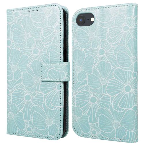 imoshion Étui de télephone portefeuille Design iPhone SE (2022 / 2020) / 8 / 7 / 6(s) Botanica
