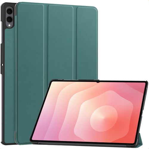 imoshion Coque tablette Trifold Samsung Galaxy Tab S11 Ultra Vert foncé