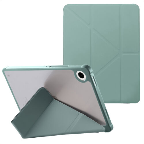 imoshion Coque tablette Origami Samsung Galaxy Tab A11 Plus Vert foncé