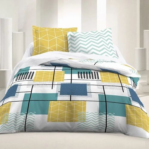 Housse De Couette 220 X 240 Cm + 2 Taies D'oreillers - Labyrinthe