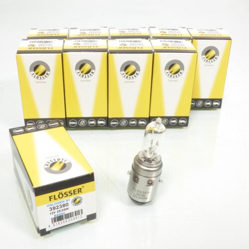 Ampoule Flosser Pour Scooter Kymco 50 Top Boy 392380 / Ba20d 12v 25/25w S1 Neuf