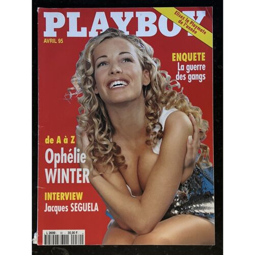 Playboy 030 Avril 1995 Cover Ophelie Winter Julie Lynn Cialini Liz Vargas Roy Stuart Interiew Jacques Seguela