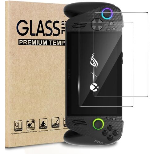 2pcs Protecteur d'écran pour ROG Xbox Ally X/ROG Xbox Ally - AQSACOKIYA - pour Verre Trempé, 9H Ultra HD Protecteur d'écran, Transparent Ultra HD, Anti-Rayures, Anti-Traces de Doigts, Sans Bulles