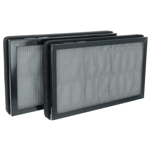 vhbw 2x Filtre à charbon actif remplacement pour Kärcher 2.863-056.0 pour purificateur d'air - Filtre à air H13 noir