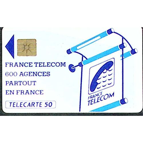 Télécarte Cordon 600 Agences Puce Sol2 50 Unités