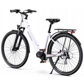 Vélo Électrique Onesport Ot07 - Moteur 250 W, Batterie 36 V 4 Ah, Vitesse Maximale 25 Km/H, Autonomie 110 Km, Pneus 27,5 Pouces, Freins À Disque Hydrauliques - Blanc