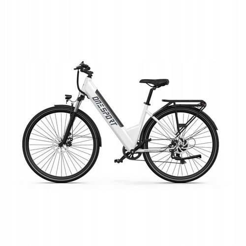 Vélo Électrique Pour Adulte Onesport Ot12 Roues De 27,5 Pouces Moteur De 250 W Batterie 36 V 13 Ah Vitesse Maximale : 25 Km/H Autonomie : 65 Km Freins Sur Moyeu Blanc