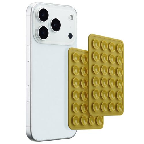Selencia Pack De 2 Supports De Téléphone À Ventouse Olive Dust