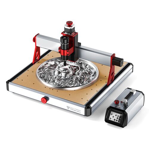 Routeur CNC TWO TREES TTC450 Ultra, broche de 500 W, double mode CNC et laser, haute précision de 0,05 mm, écran tactile IPS 3,5", zone de travail de 460 x 460 x 100 mm