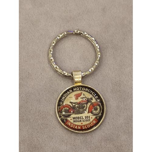 Porte-Clés Indian Motorcycle Model 101 Scout Metal