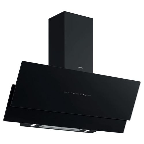 Amica AHIGN9600A++ hotte Montée au mur Noir A++ 594 m³/h