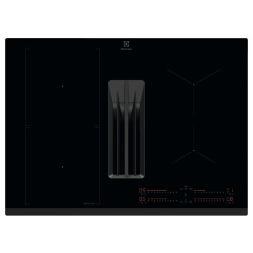 Electrolux KCC73443 Noir Intégré 70 cm Plaque avec zone à induction 4 zones Hotte intégrée
