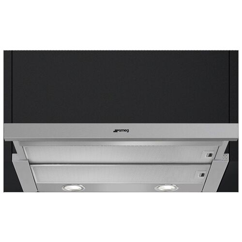 Smeg KSET666XE hotte Semi-intégrée (semi-encastrée) Argent 647 m³/h