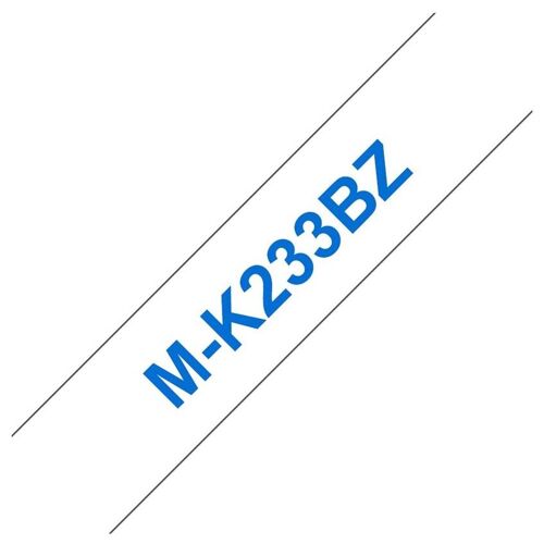 Brother M-K233BZ - Bleu sur blanc - Rouleau (1,2 cm x 8 m) 1 unités bande imprimante