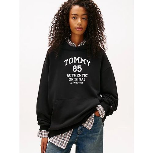 Sweat À Capuche Oversize 1985 À Logo