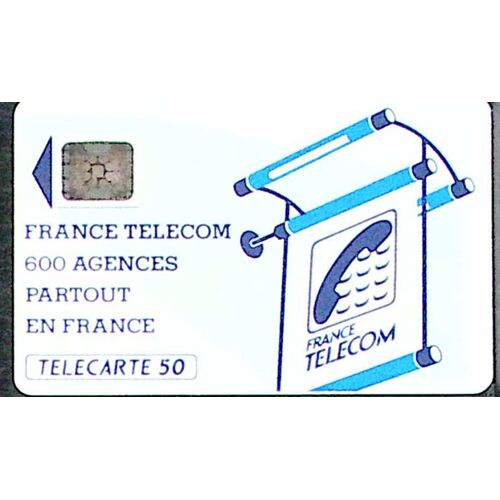 Télécarte Cordon 600 Agences Puce Sc5 50 Unités