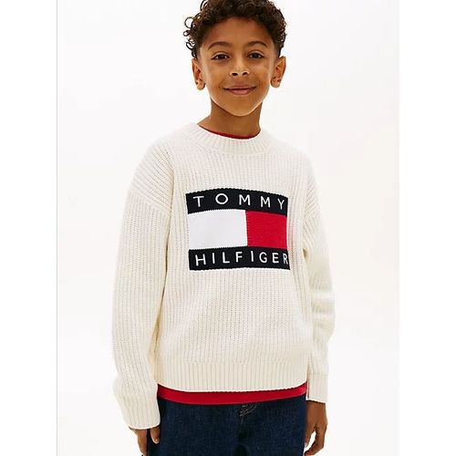 Pull Heritage En Maille Épaisse À Drapeau