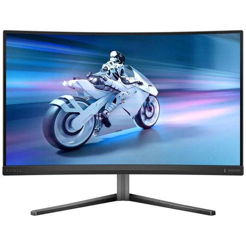 Philips Evnia 5000 27M2C5200W - Écran LED - jeux - incurvé - 27" - 1920 x 1080 Full HD (1080p) @ 280 Hz - Fast VA - 300 cd/m² - 4000:1 - HDR10 - 0.3 ms - 2xHDMI, DisplayPort - ardoise foncée