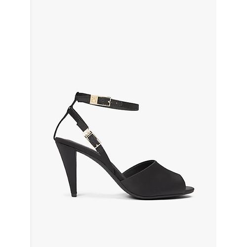 Chaussures Talon En Satin Double Boucle