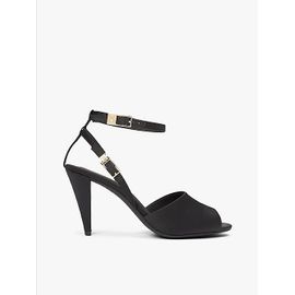 Chaussures Talon En Satin Double Boucle