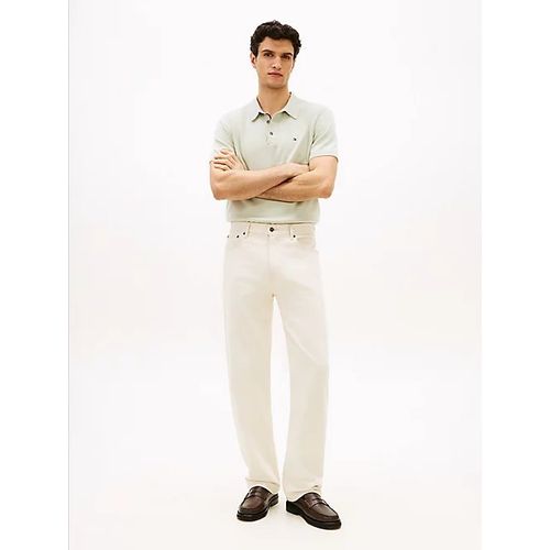 Jean Décontracté Blanc Délavé