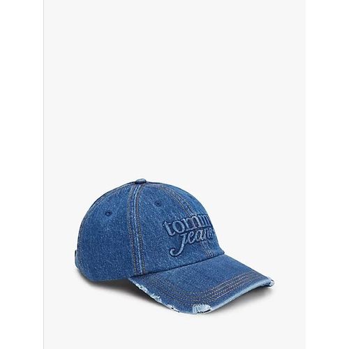 Casquette En Denim Effet Usé
