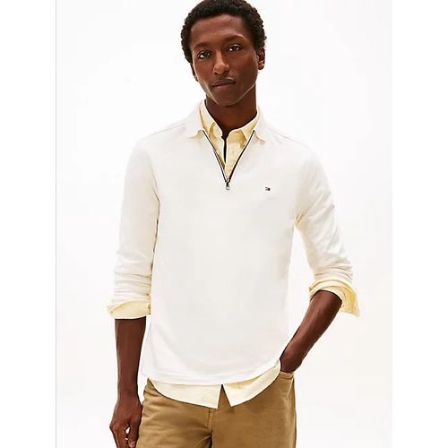 Polo Coupe Standard Zippé À Drapeau Brodé