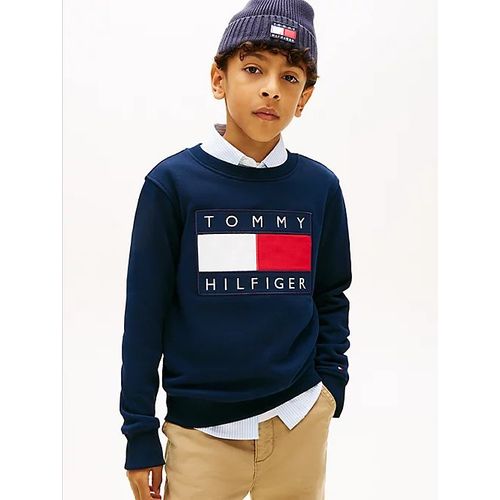 Sweat Heritage À Col Ras-Du-Cou Et Drapeau