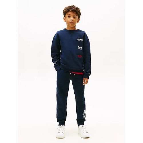 Jogging En Molleton Brossé À Logo Imprimé