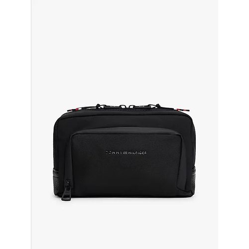 Trousse de toilette en tissu à logo en métal