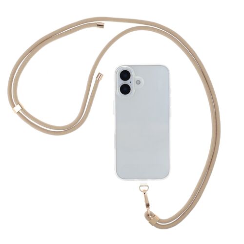 Selencia Cordon de téléphone universel Beige