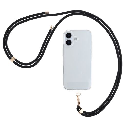 Selencia Cordon de téléphone universel Noir