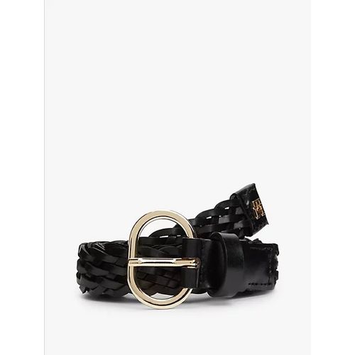 Ceinture Chic Tressée À Boucle Ovale