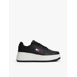 Baskets Rétro En Cuir Plateforme