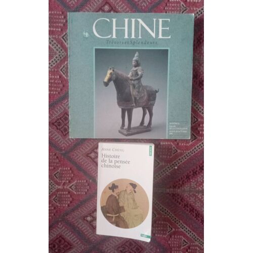 Lot Spécial Culture Chinoise : Histoire De La Pensée Chinoise De Anne Cheng + Chine, Trésors Et Splendeurs, Palais De La Civilisation, Montréal.