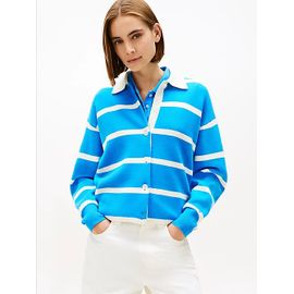 Cardigan Style Rugby Oversize En Laine