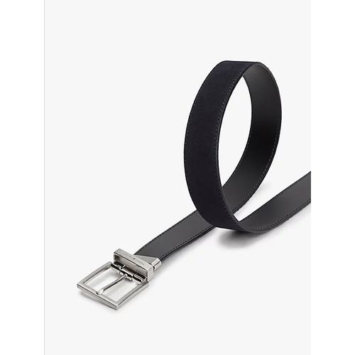 Ceinture Réversible En Cuir À Boucle Carrée