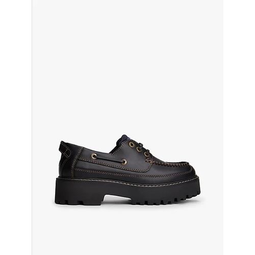 Chaussures Bateau Archive En Cuir Crantées