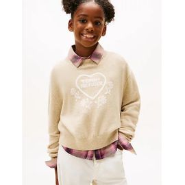 Pull Décontracté À C?ur En Jacquard Intarsia