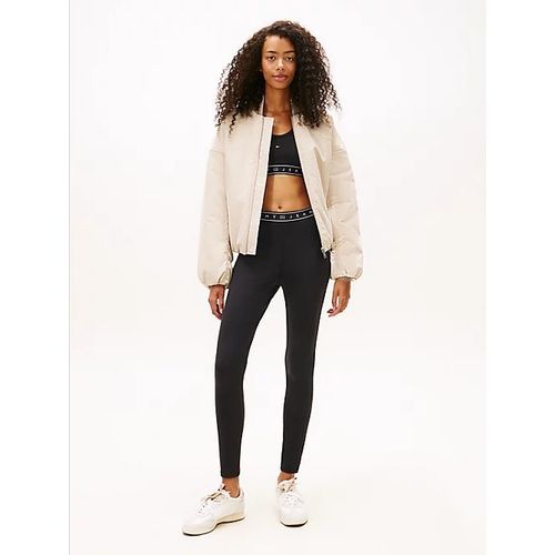 Legging Slim Long À Bande De Logo