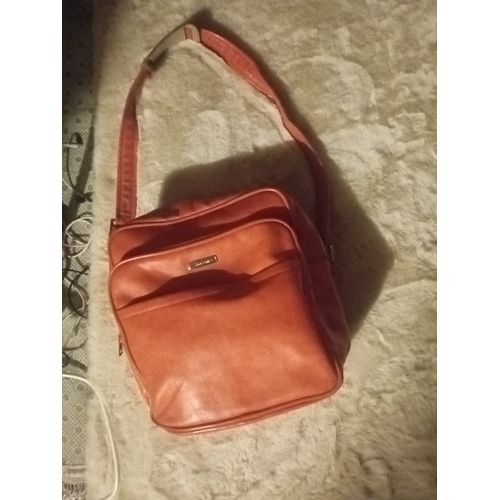 Sacoche ou cartable en cuir verni Samsonite