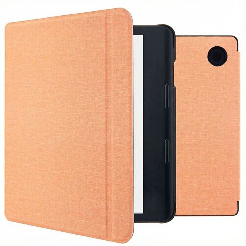 imoshion Étui de liseuse portefeuille Canvas Sleepcover avec support Kobo Sage / Tolino Epos 3 Peach