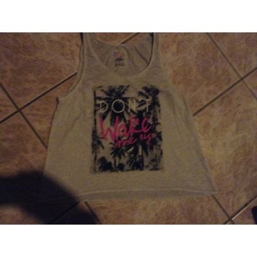 Débardeur Gris Et Rose T M Undie