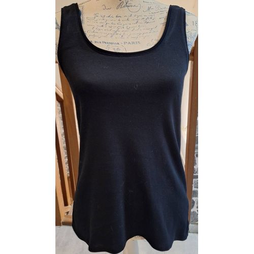 Débardeur Noir Uni