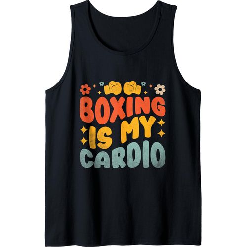 Jgd-Boxing Is My Cardio Boxer Sports Gym Athlète Boxe Débardeur