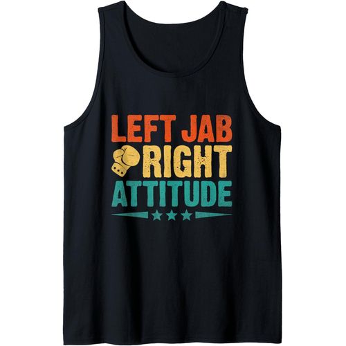 Jgd-Boxeur Gauche Jab Droite Attitude Sports Gym Athlète Boxe Débardeur