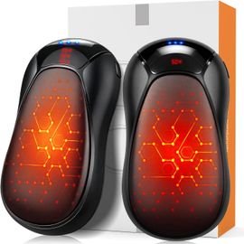 Jgd-Chaufferette Main Rechargeable, 2 En 1 Réutilisables 6000 Mah, 3 Modes, Chauffe Rapide Jusqu¿À 55 °C, Chauffe Main Reutilisable, Pour Le Camping Et Les Activités Outdoor