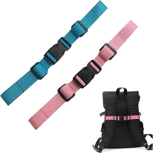 JGD-2 Pièces Sangle Poitrine Sac A Dos,Sangle De Poitrine Réglable Robuste,Sangle Sac A Dos Sternum En Nylon,Attache Sac A Dos Vec Boucle Pour Enfants Cartable Pour Enfants Cartable, Randonnée,Course